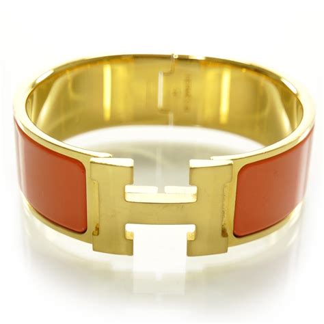 hermes armband orange gold|Hermes fusion bracelets for women.